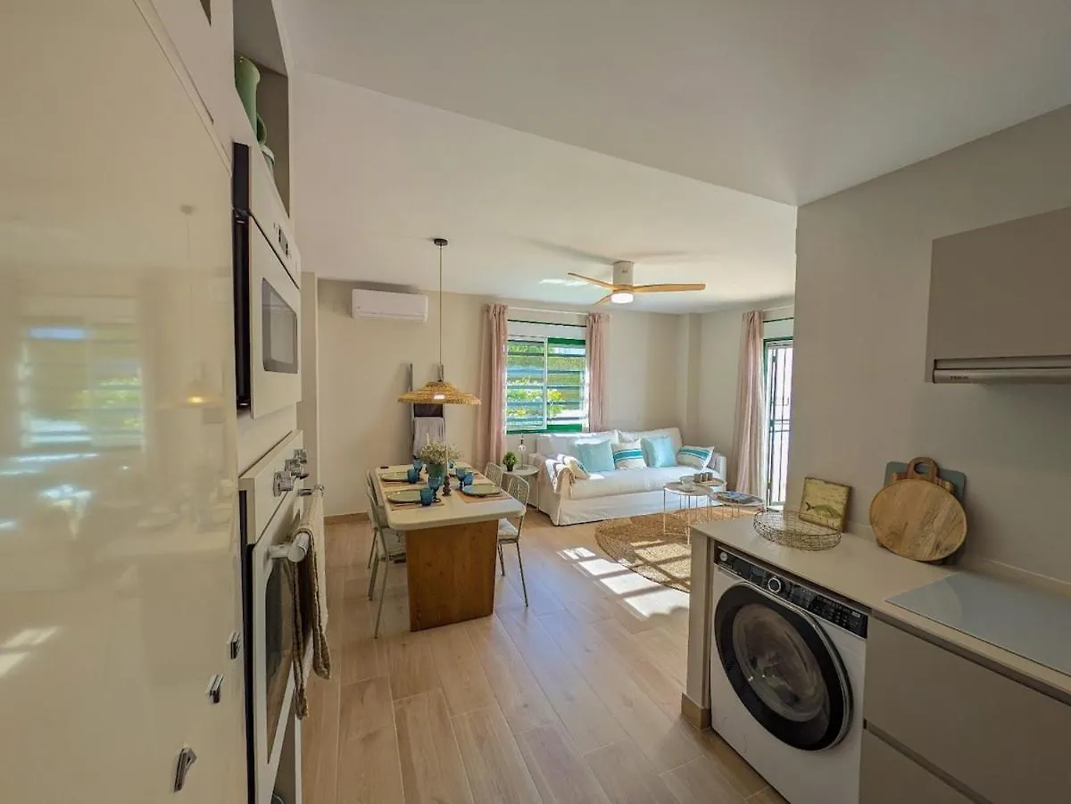 Anc14 Apartamento Con 2 Habitaciones, Patio Y Piscina Al Lado De La Playa Эль-Пуэрто-де-Санта-Мария Апартаменты