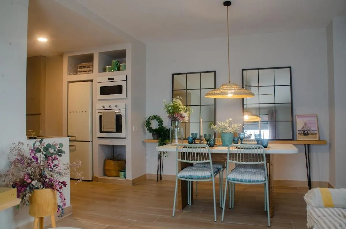 Апартаменты Anc14 Apartamento Con 2 Habitaciones, Patio Y Piscina Al Lado De La Playa Эль-Пуэрто-де-Санта-Мария